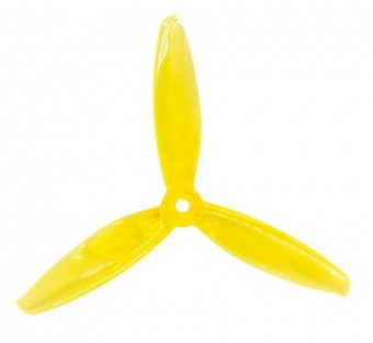 Пропеллер Gemfan WinDancer 5043 3-х лопастной (Clear Yellow) 2 пары