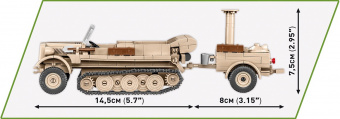 Конструктор COBI SD.KFZ.10 & FIELD KITCHEN COBI-2272 367 PCS