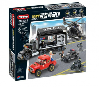 Конструктор OXFORD TOWN SERIES(SWAT - MOBILE HQ) 763дет. ST33352