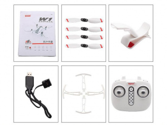 Радиоуправляемый квадрокоптер Syma W1 brushless с FPV трансляцией Wi-Fi, барометр, GPS, 6-AXIS, 2.4G RTF