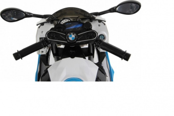 Детский электромобиль мотоцикл BMW S1000PR на аккумуляторе 12V цвет синий