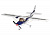 Радиоуправляемый самолет Top RC Cessna 182 400 class синяя 965мм KIT