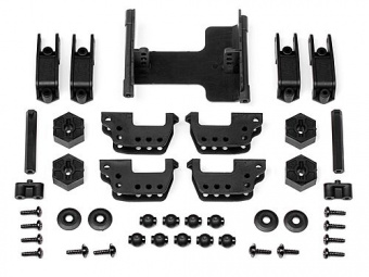 Детали крепления тяг подвески (SERVO MOUNT/HIGH LINK BRACKET)