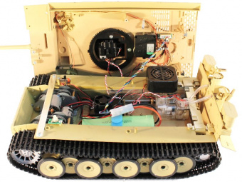 Радиоуправляемый танк Taigen 1:16 German Tiger 1 желтый (раняя версия) 2.4 Ghz (пневмо)