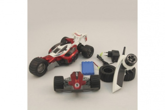 Радиоуправляемый машинка-трансформер HSP 3 in 1 Transformation 4WD масштаб 1:16 2.4G - 9109-RED