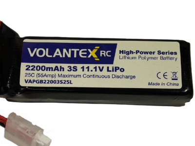 Аккумулятор Li-Po 2200mAh, 11,1V XT60 для катера Volantex RC Vector SR65