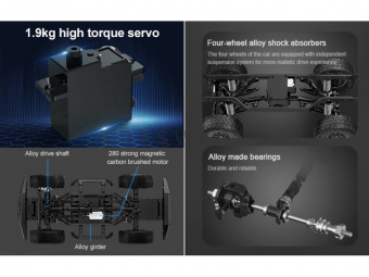 Радиоуправляемый краулер Double Eagle Land Rover D110 4WD RTR масштаб 1/14 4WD 2.4G RTR