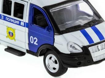 Машина ''АВТОПАНОРАМА'' инерц. ГАЗель (полиция) 1/50, в/к 14,5*8*5,5 см