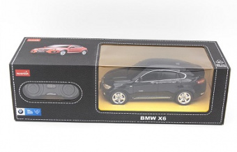 Радиоуправляемая машина Rastar BMW X6 Black RTR 1:24 27MHZ