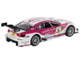 Машина ''АВТОПАНОРАМА'' BMW M3 DTM, белый-розовый, 1/32, свет, звук, инерция, в/к 17,5*13,5*9 см
