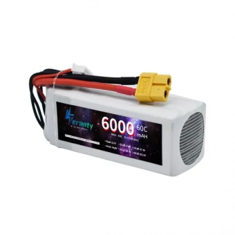 Аккумулятор LiPo Teranty 6000мАч 60C 14.8V XT60