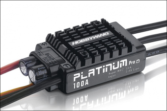 Бесколлекторный регулятор Platinum 100A-V3 для авиа моделей