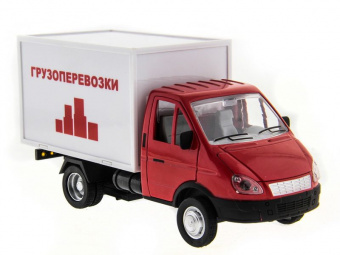 Машина ''АВТОПАНОРАМА'' ГАЗель (грузоперевозки) 1/28, в/к 24*14*12 см