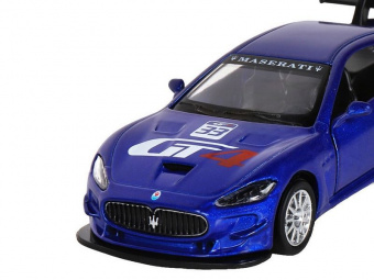 Машина ''АВТОПАНОРАМА'' Maserati Gran Turismo MC GT4, синий, 1/43, инерция, в/к 17,5*12,5*6,5 см