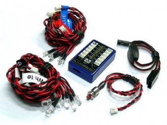 Комплект освещения G.T.Power L12, 4 mode (12 светодиодов, 4 режима) с блоком управления