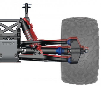 Модель автомобиля E-MAXX с электродвигателем