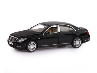 Машина ''АВТОПАНОРАМА'' Mercedes-Benz S600, черный, 1/32, свет, звук, инерция, в/к 17,5*13,5*9 см