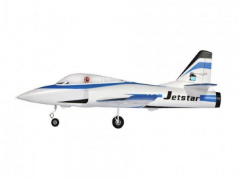 Р/У самолет Top RC Jet Star голубой 800 мм импеллер 65мм PNP