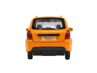 Машина ''АВТОПАНОРАМА'' LADA GRANTA CROSS,оранж, 1/24, свет, звук, инерция, в/к 24,5*12,5*10,5 см