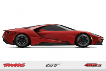 Радиоуправляемая машина TRAXXAS Ford GT 1:10 4WD Красная