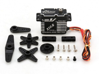 Сервомашинка цифровая JX Servo BLS-12V7137 (71г/37.5/0.08/14.0V) бесколлекторная, Full metal