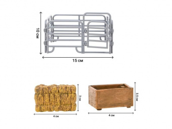 Игрушки фигурки MASAI MARA ММ205-027 в наборе серии На ферме, 8 пр.