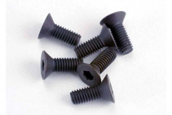 Screws, 3x8mm countersunk machine (6) (hex drive)