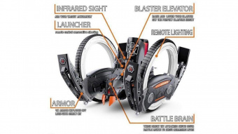 Радиоуправляемая боевая машина Keye Toys Space Warrior 2.4GHz (лазер, пульки)