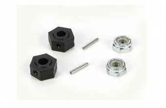 Шестигранники крепления колес Losi (2 шт.): XXX-SCT/SCB