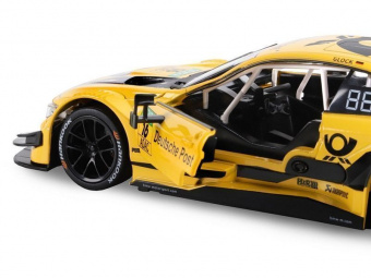Машина ''АВТОПАНОРАМА'' BMW M4, желтый, 1/24, свет, звук, в/к 24,5*12,5*10,5 см