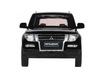 Машина ''АВТОПАНОРАМА'' Mitsubishi Pajero 4WD Tubro, черный, 1/33, свет, звук, в/к 17,5*13,5*9 см