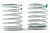 Spring, shock (GTR) (2.9 rate, green) (1 pair)