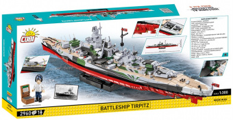 Конструктор COBI BATTLESHIP TIRPITZ EX.ED COBI-4838 2920 PCS