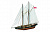 Сборная деревянная модель корабля Artesania Latina Bluenose II 1:75