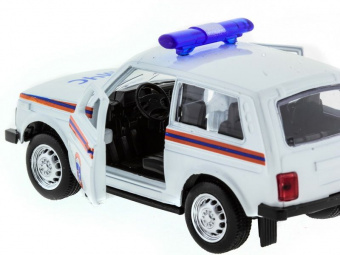 Машина ''АВТОПАНОРАМА'' инерц. ВАЗ 2121 1/50, в/к 12*7*5,5 см, белая