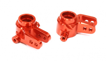 Кулаки поворотные (красн) для Traxxas 1/10 slash 4X4 и stampede 4X4