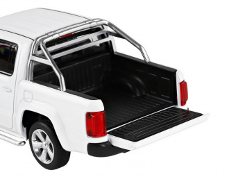 Машина АВТОПАНОРАМА Volkswagen Amarok, белый, 1/30, свет, звук, инерция, в/к 20*10*11 см