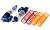 Амортизаторы задние (синий) для Traxxas 1/10 slash (все версии) и stampede 4x4 (длина 108мм)
