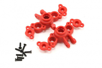 Axle Carriers, Red: 1/16 EVR/SLH