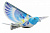 Летающая птица Taibao ZC11070 Голубой