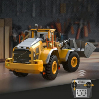 Радиоуправляемый колесный погрузчик Double Eagle Volvo L260H 1/16 2.4G RTR