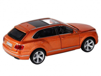 Машина ''АВТОПАНОРАМА'' Bentley Bentayga, оранжевый, 1/34, свет, звук, инерция, в/к 17,5*13,5*9 см