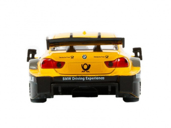 Машина АВТОПАНОРАМА BMW M4, 1/44, желтый, инерция, откр. двери, в/к 17,5*12,5*6,5 см