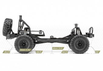 Радиоуправляемая модель для Трофи-Триала HPI Venture FJ Cruiser Matte Black 4WD RTR 1:10 влаг.