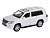 Машина ''АВТОПАНОРАМА'' Lexus LX570, белый, 1/43, инерция, в/к 17,5*12,5*6,5 см