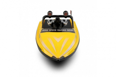 Скоростной катер на радиоуправлении WL Toys WL917 (2.4G, до 16 км/ч, 26 см) Желтый
