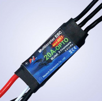 Регулятор оборотов Maytech Blackfire 20A-OPTO BLHeli_S