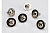 Screws, 3x8mm washerhead machine (large head for motor mount) (6)