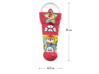 Музыкальная игрушка Kids Hits Микрофончик с огоньками Любимые хиты