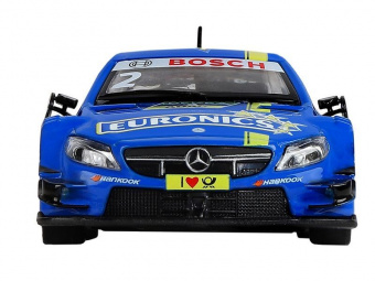 Машина ''АВТОПАНОРАМА'' Mercedes-AMG C 63 DTM, синий, 1/32, свет, звук, инерция, в/к 17,5*12,5*6,5 см